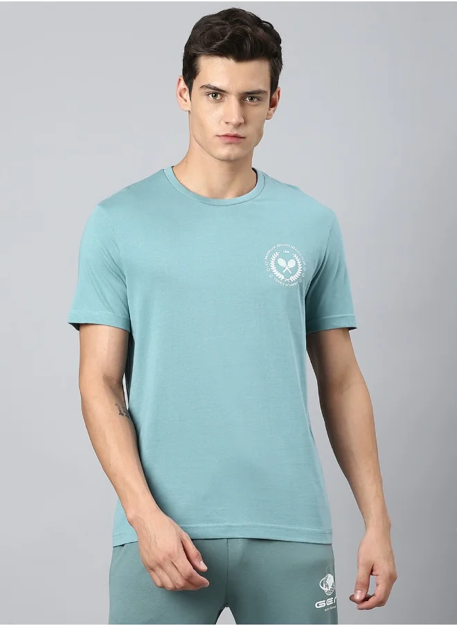 Hubberholme Blue T-Shirt For Men