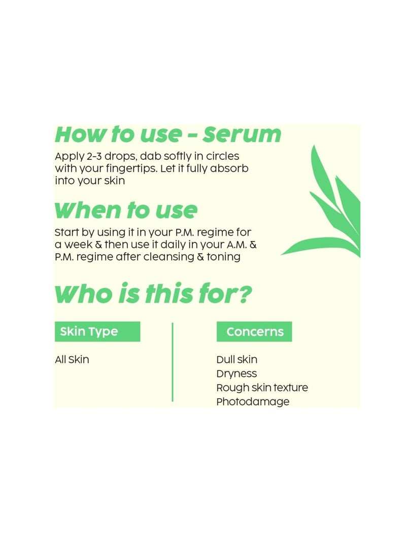 The Plant Fix Plix Vitamin C Guava Combo, Juicy Cleanser 100ml and Face Serum 20 ml For Skin Brightening, With Pro Vitamin B5 For Moisturization & Alpha Lipoic Acid, Pentavitin Skincare Regimen