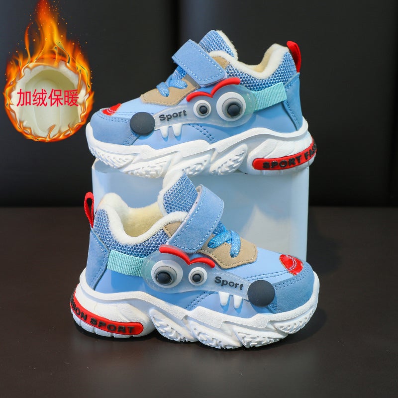 Baby Shoes Baby Fleece-Lined Warm Toddler Shoes Winter Cotton Shoes Children'S Shoes Sneaker Baby Children'S Shoes - Image 2