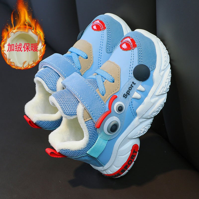 Baby Shoes Baby Fleece-Lined Warm Toddler Shoes Winter Cotton Shoes Children'S Shoes Sneaker Baby Children'S Shoes - Image 5