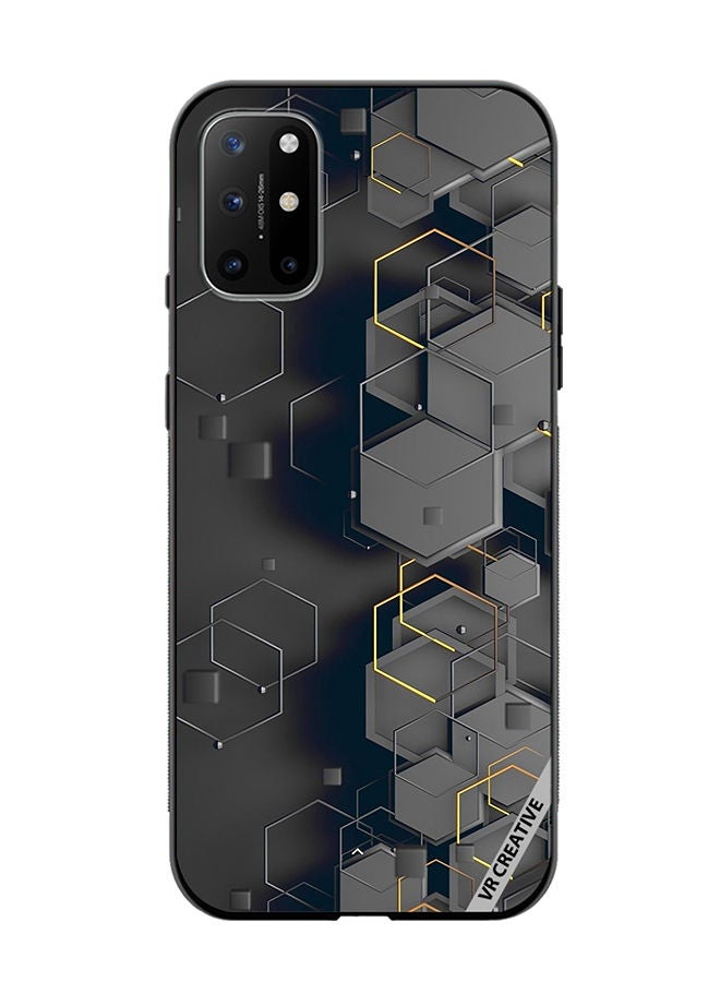 VR CREATIVE Protective Case Cover For OnePlus 8T Abstract Design Multicolour - Image 1