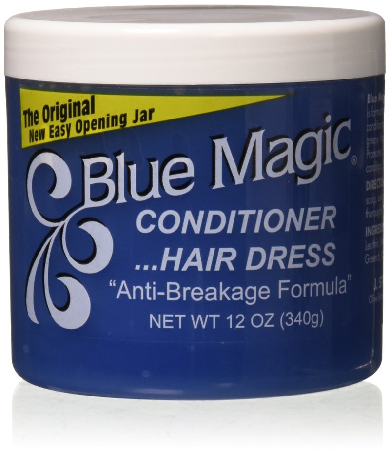 BLUE MAGIC U/S Blue Magic Conditioner Jar, Size 12oz - Beauty Enterprises - Image 1