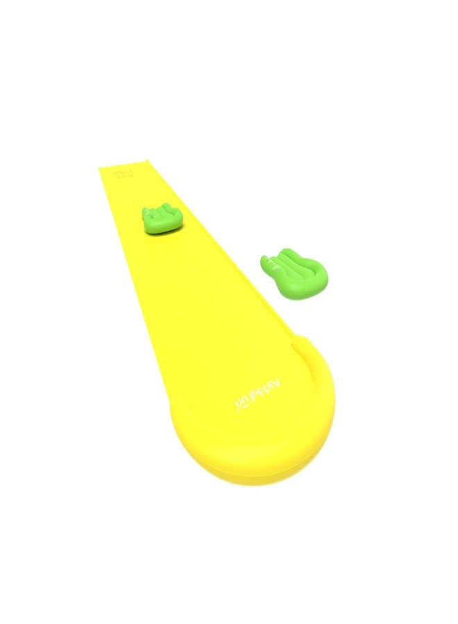 AirMyFun 16.4ft Water Slide for Kids, Yellow Slide with Green Surfboard, Slip and Slide Sprinkler Toy Ages 3-8 - Image 1