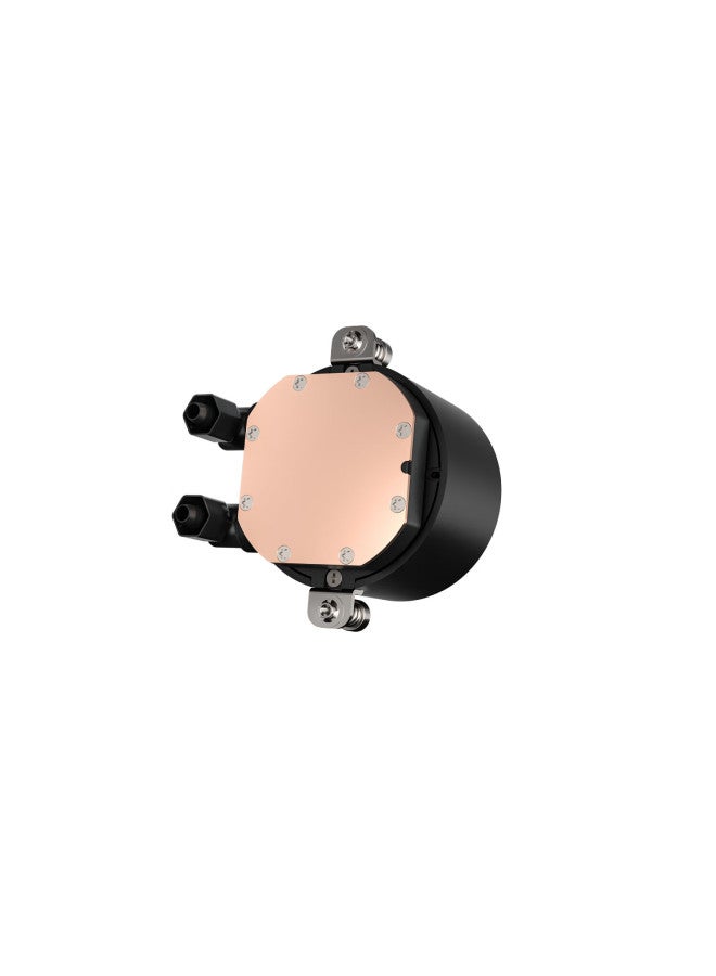 PCCOOLER بي سي كولر جاينت ويف 120 دا120 مبرد سائل شامل للمعالج, إضاءة ARGB/RGB, تصميم متكامل, يدعم 1200/1700/AM5, مع معجون حراري قياسي - Image 3