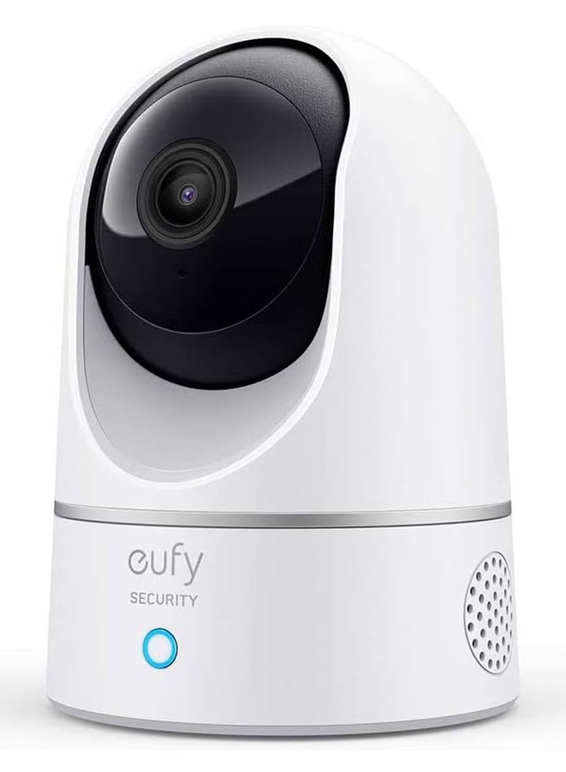 eufy Security 2K Indoor Cam Pan & Tilt, Home Security Indoor Camera, Human and Pet AI, Works with Voice Assistants, Motion Tracking, Night Vision, MicroSD Card Required, HomeBase Not Required - Image 1