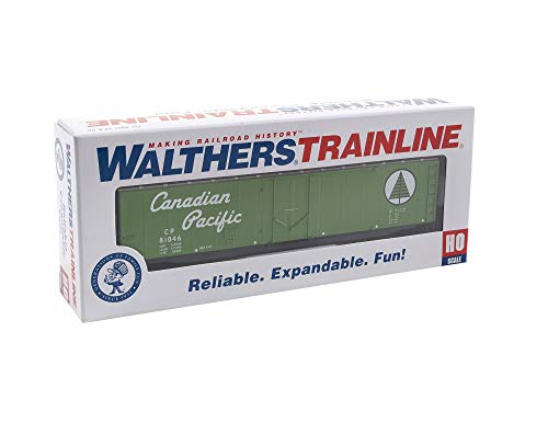 Walthers Trainline عربة صندوقية بباب موصل بطول 50' من وولثرز ترينلاين مع عجلات معدنية جاهزة للتشغيل - الكندية الباسيفيكية - Image 5