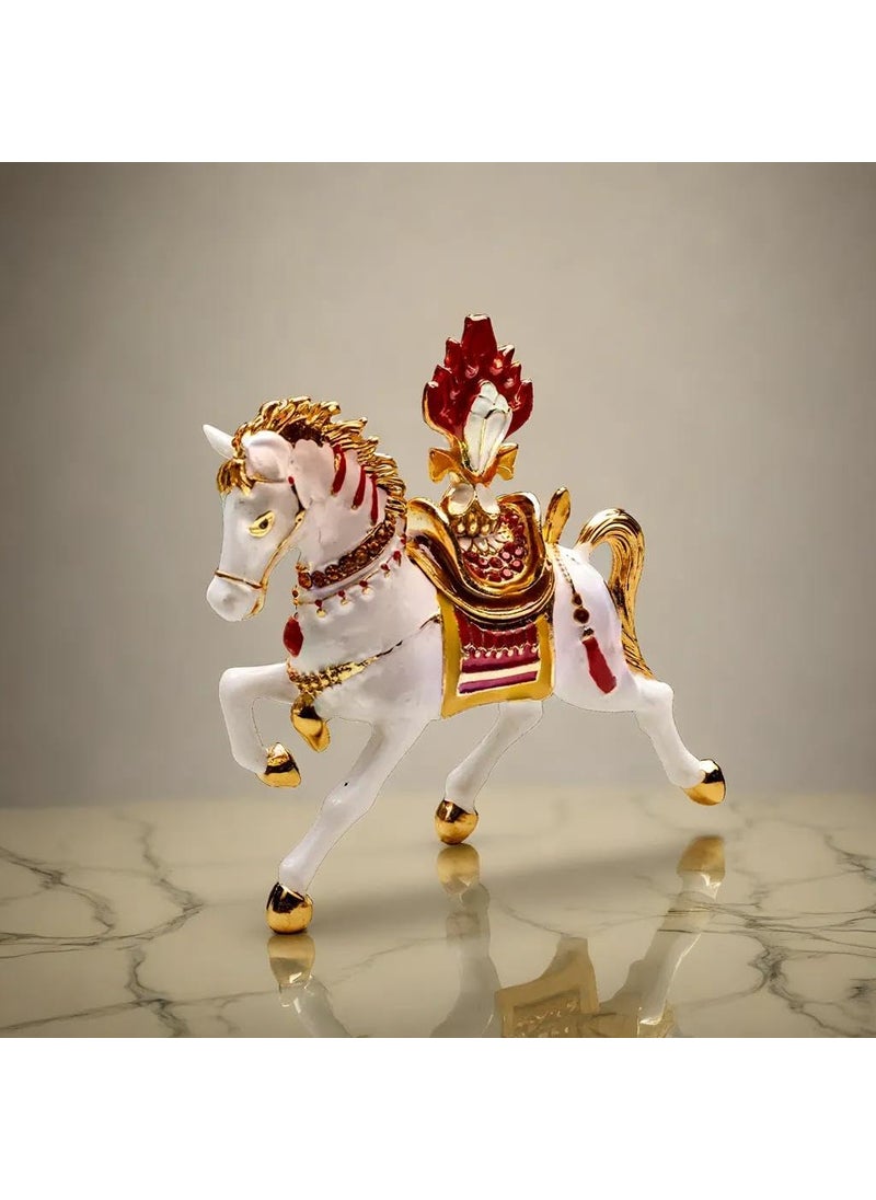 Plus Value Plus Value Feng Shui WishFulfilling Horse Trinket Box with Jewel Boost Career Success Prosperity  - Image 2