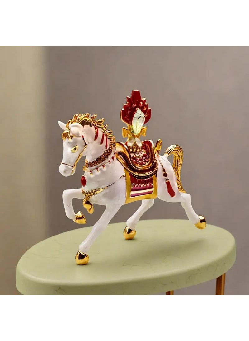 Plus Value Plus Value Feng Shui WishFulfilling Horse Trinket Box with Jewel Boost Career Success Prosperity  - Image 1