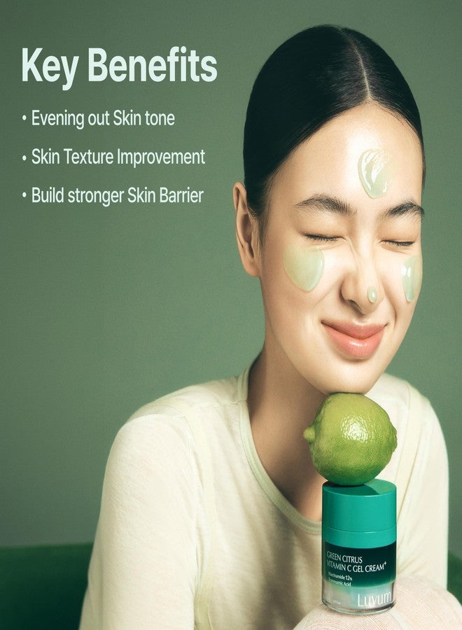 LUVUM Green Citrus Vitamin C Gel Cream Plus | Niacinamide | for waked skin| Vitamin C - Image 3