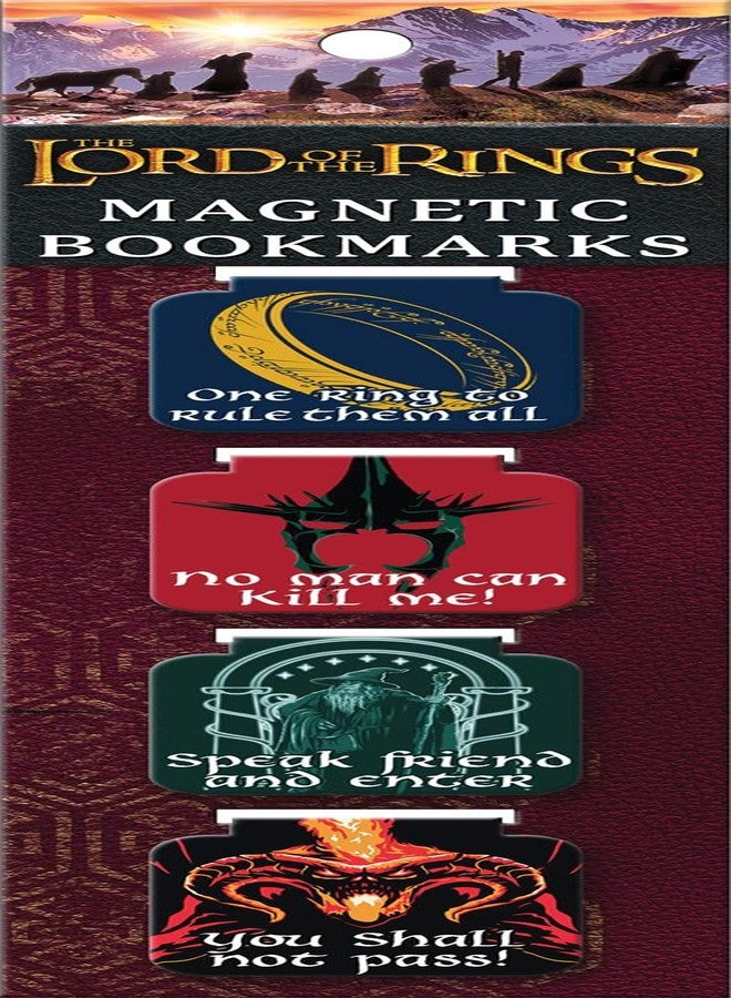 Ata-Boy Lord of The Rings Set of Four Magnetic Bookmarks - Image 1