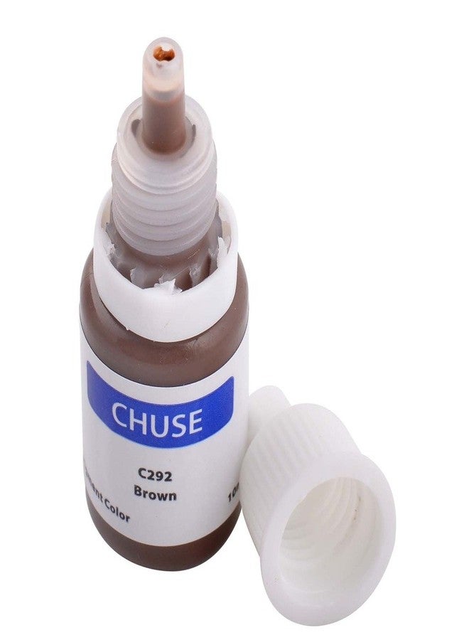 CHUSE Microblading Ink Permanent Makeup Pigment 0.35oz/10ml Eyebrow Ink Microblading Pigment for Eyebrow Eyeliner (C292 Brown) - Image 2