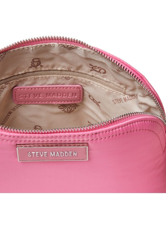 STEVE MADDEN - Daren Nylon Dome Crossbody Bag Light Pink - Image 1