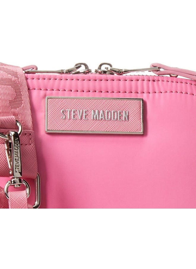 STEVE MADDEN - Daren Nylon Dome Crossbody Bag Light Pink - Image 1