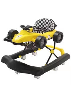 umbrella Baby walker in the form of a multi-functional brake stroller 3 in 1 (yellow  and white) 
