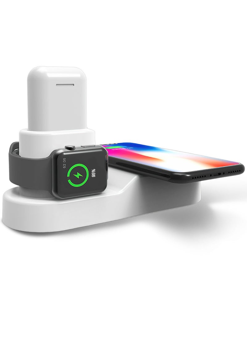 4-in-1 Wireless Charging Dock Station For Apple Watch Series 2/iPhone X/AirPods