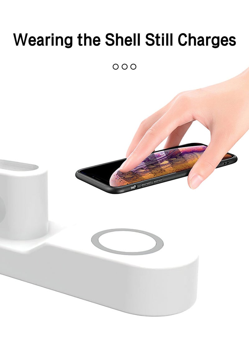 4-in-1 Wireless Charging Dock Station For Apple Watch Series 2/iPhone X/AirPods