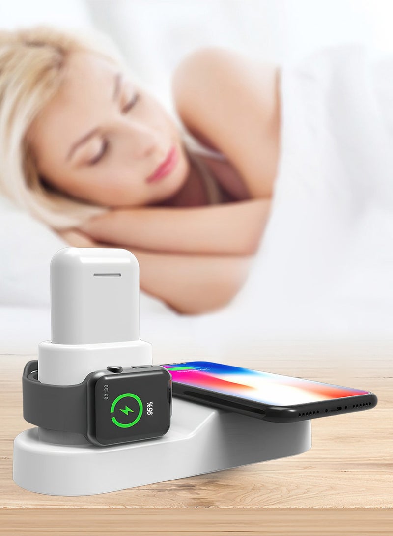 4-in-1 Wireless Charging Dock Station For Apple Watch Series 2/iPhone X/AirPods