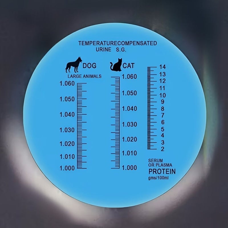 3 In 1 Pet Urine Refractometer 1.000 To 1.060 For Dog Cat Health Assessment - Image 1