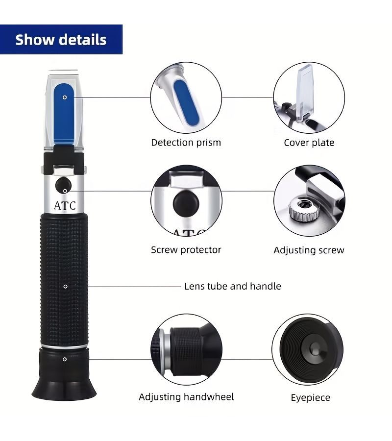3 In 1 Pet Urine Refractometer 1.000 To 1.060 For Dog Cat Health Assessment - Image 4