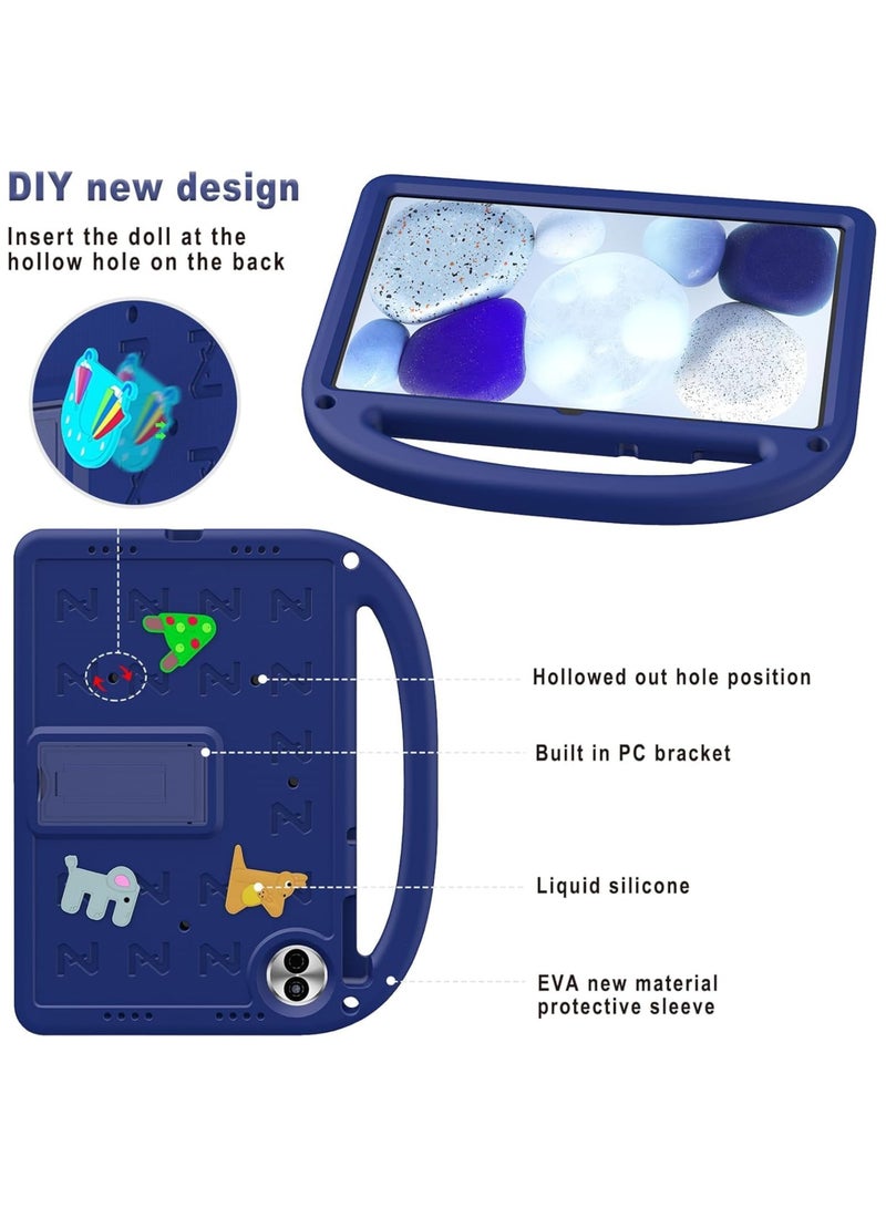 general Shockproof Case Compatible Honor Pad 10 12.1-inch 2025 Lightweight EVA Kid-Friendly Shockproof Case with Invisible Stand Handle - Image 2