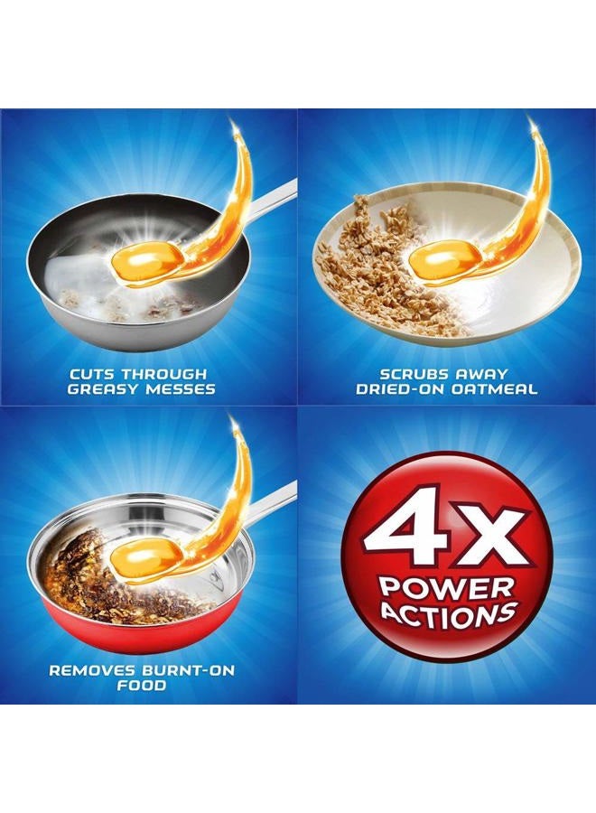 Finish Dishwasher Detergent Soap, All In 1 Gel Pacs, Orange Blossom, 84 Tablets - Image 2