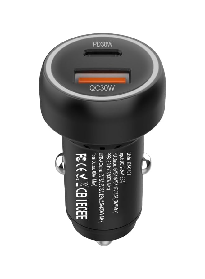 Gizmo 60W Car Charger, Support Fast Charging, 2 Years Warranty - Image 5