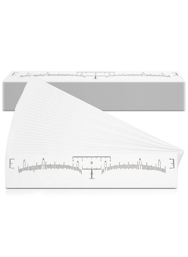 إكزيستنج بيوتي مسطرة الحواجب للاستعمال مرة واحدة، لوازم تشكيل الحواجب الدقيقة، مجموعة أدوات رسم الحواجب اللاصقة، أداة قياس الحواجب الدقيقة للحصول على حواجب مثالية، أداة رسم الحواجب من Existing Beauty، عدد 100 - Image 3