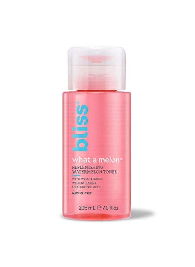 Bliss What A Melon Replenishing Watermelon Toner With Witch Hazel And Willow Bark | Replenishes, Refreshes And Energizes Tired Skin | Clean | Cruelty-Free | Paraben Free | Vegan | 7 Oz - Image 1