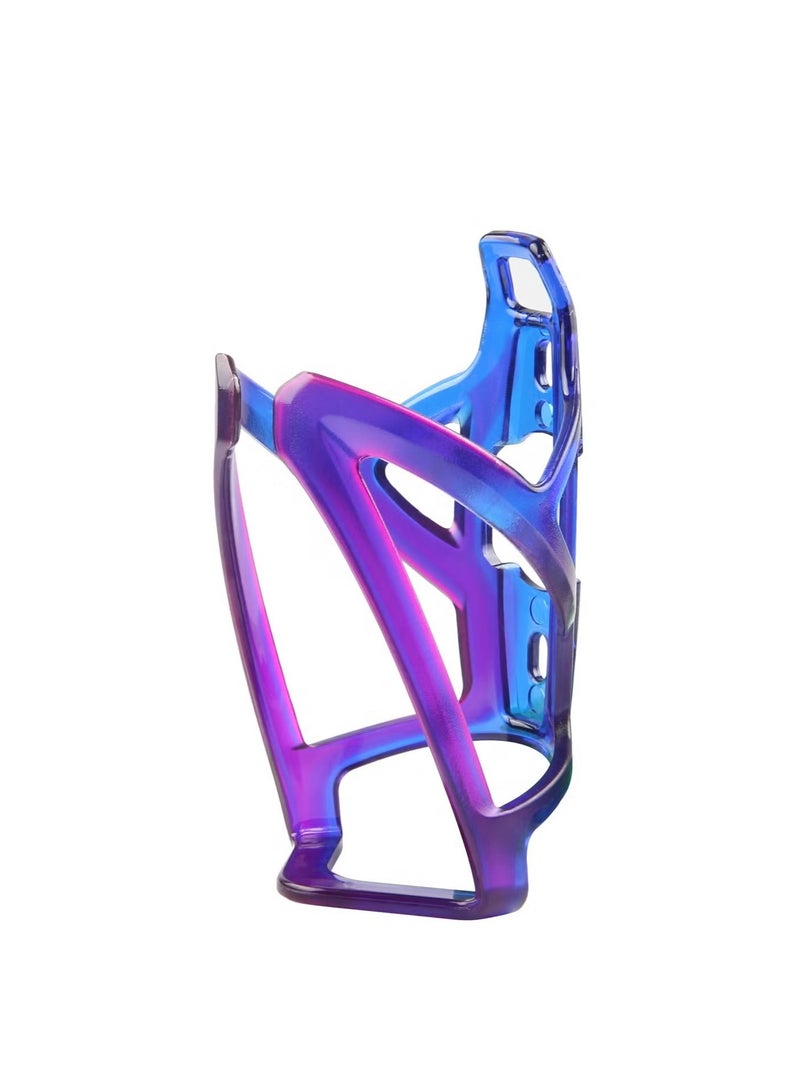 Rockbros Durable Bike Water Bottle Holder Ultra-Light with Screws Tool, Universal Cup Holder Rack for MTB Road (Blue and Purple） - Image 1