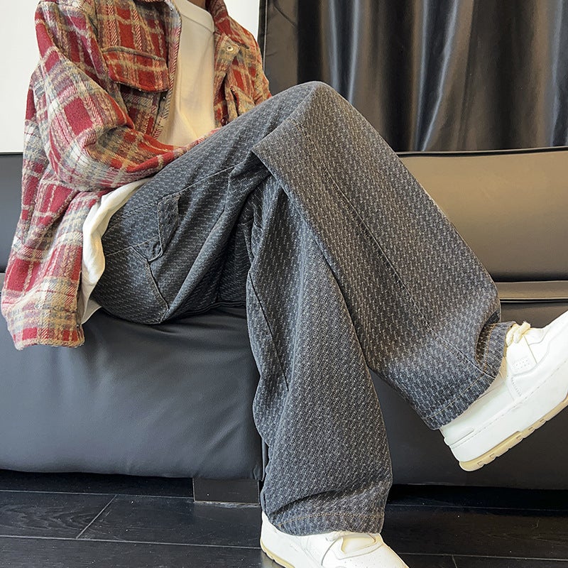 Unisex Classic Denim Jeans Loose Fit Daily Outdoor Wear - Image 3