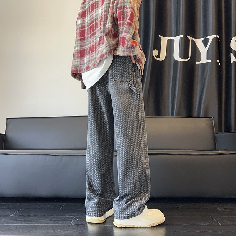 Unisex Classic Denim Jeans Loose Fit Daily Outdoor Wear - Image 4