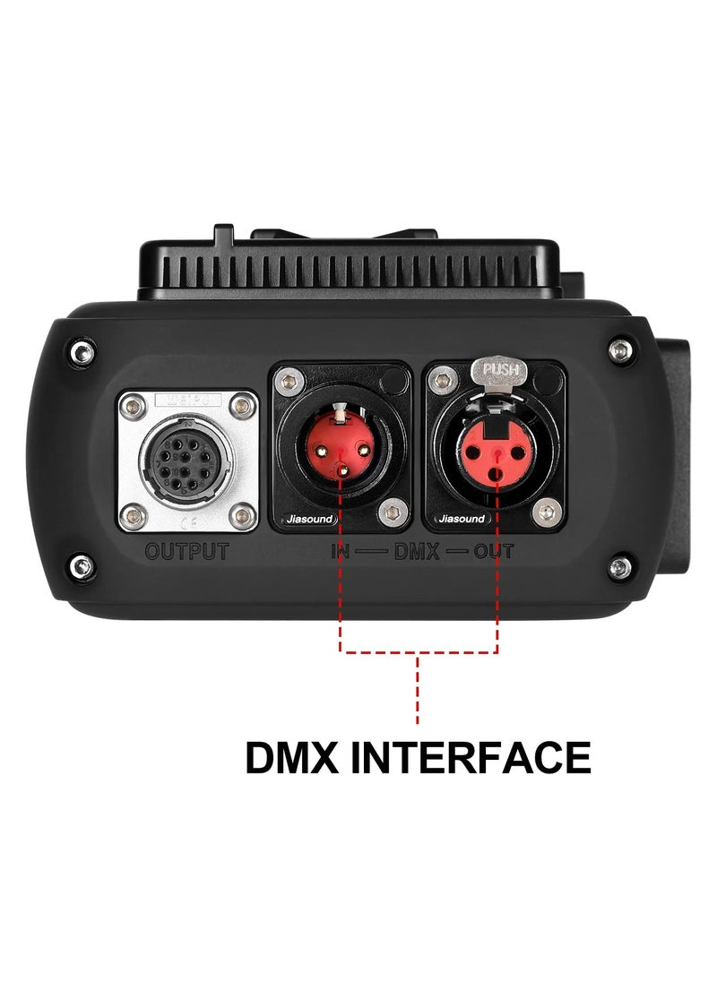GVM - GVM-ST100R 100W Led Video Light RGB+Bi-Color Double Sided Daylight Balanced COB Light 77600 lux/0.5m CRI97+ 12 Built-in Lighting Effects App Control 2700K-7500K Photography Lighting - Image 1