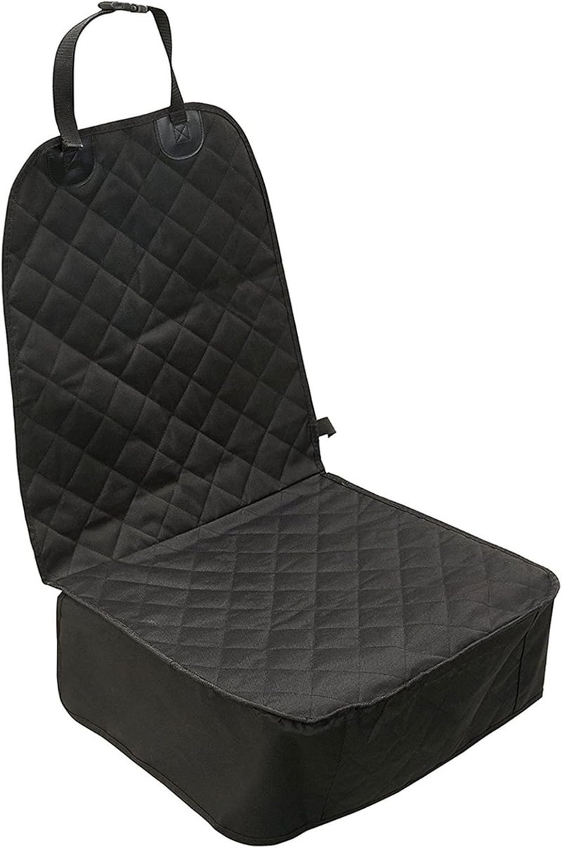 AUTOARK Waterproof Pet Front Seat Cover for Cars, Trucks & SUVs - Black - Image 1