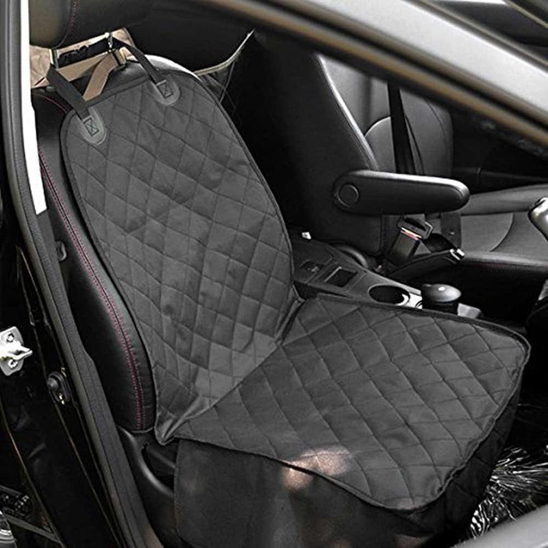AUTOARK Waterproof Pet Front Seat Cover for Cars, Trucks & SUVs - Black - Image 2