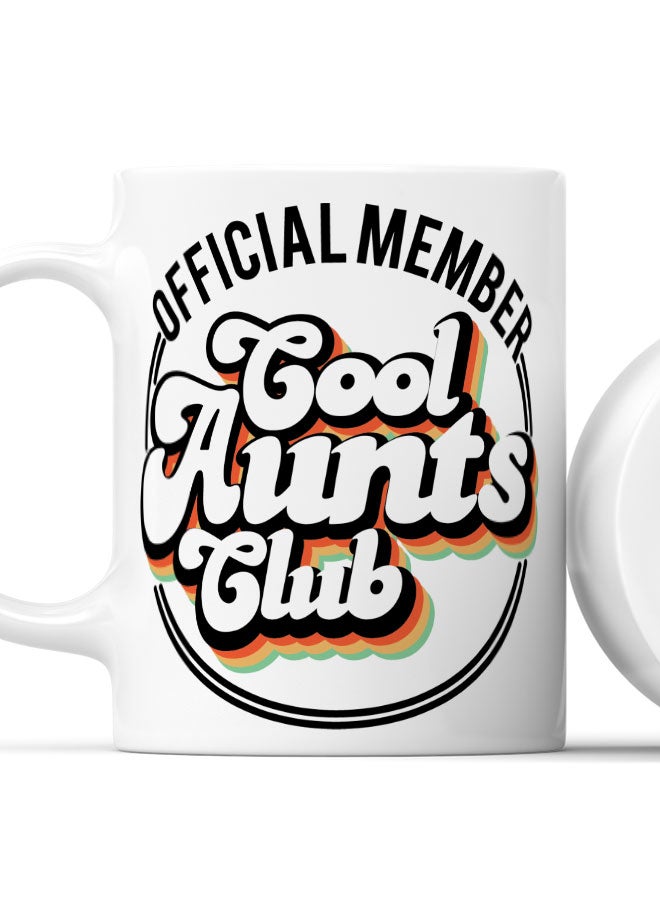 LIT كوب قهوة نادي العمات الجيدين كوب أبيض هدية عمة مضحكة هدية عمة مضحكة - Image 2