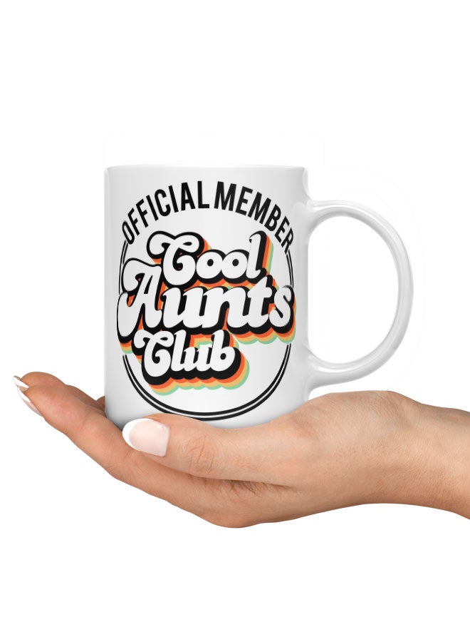 LIT كوب قهوة نادي العمات الجيدين كوب أبيض هدية عمة مضحكة هدية عمة مضحكة - Image 3