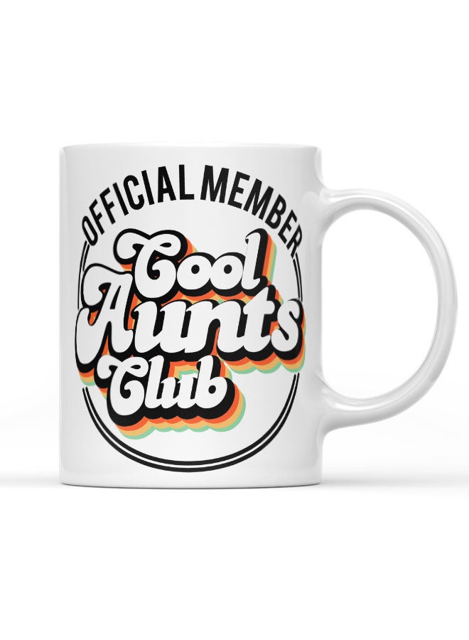 LIT كوب قهوة نادي العمات الجيدين كوب أبيض هدية عمة مضحكة هدية عمة مضحكة - Image 1