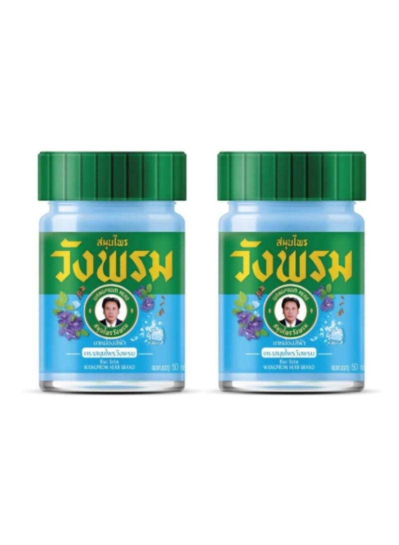 Herbal Balm 50g Blue Cool Salve 2PCS