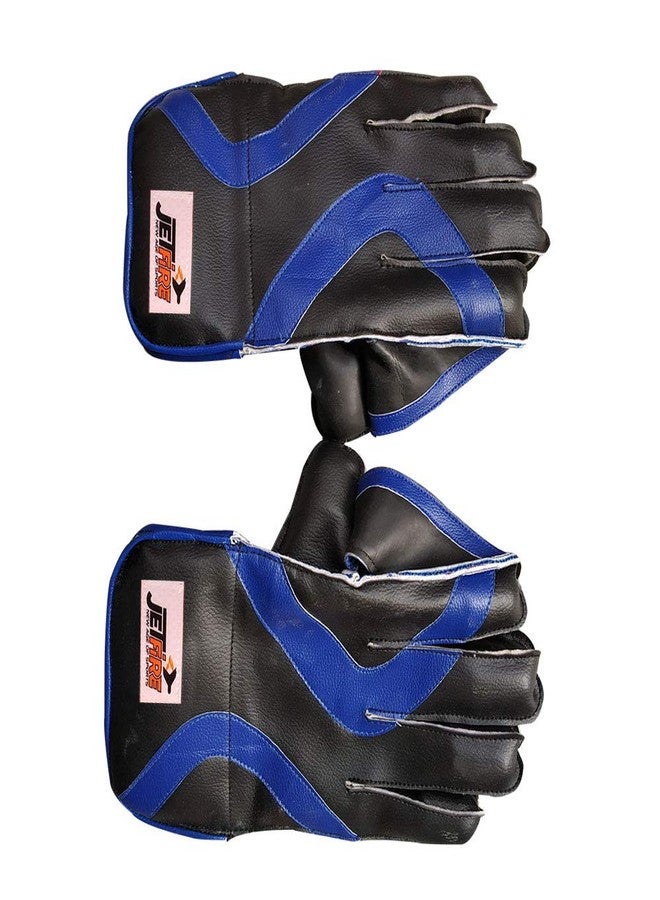 JetFire Wicket Keeping Gloves Wicket Keeping Gloves (L, Blue) - Image 4