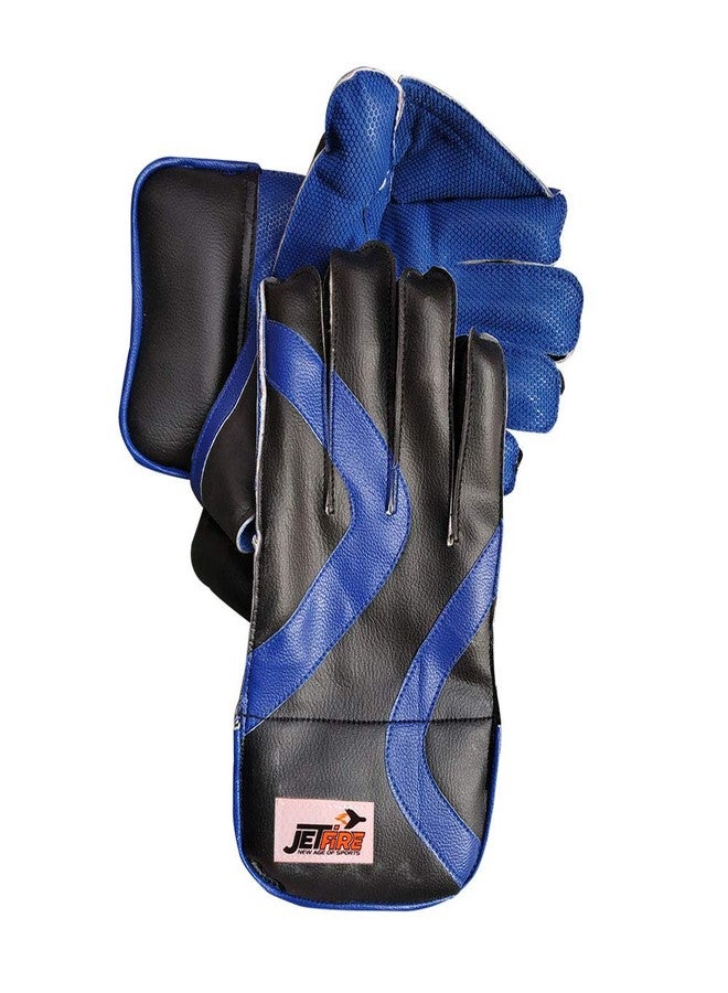 JetFire Wicket Keeping Gloves Wicket Keeping Gloves (L, Blue) - Image 3