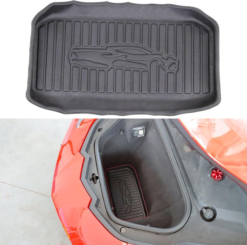 etesan Front Trunk Mat fit for Corvette C8 Stingray Z51 Z06 2020 2021 2022 2023 2024 2025 All Weather Protect Cargo Liner Trunk Liner - Image 1