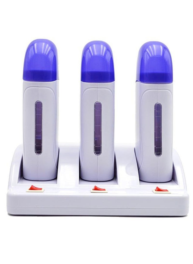 بيوتي ستار جهاز ثلاثي بقاعدة لتسخين الشمع - Image 1