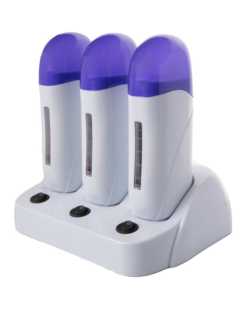 بيوتي ستار جهاز ثلاثي بقاعدة لتسخين الشمع - Image 2