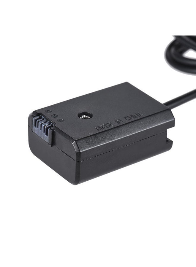 NIBEMINENT D-Tap to NP-FW50 DC Battery Coupler Cable Black - Image 5