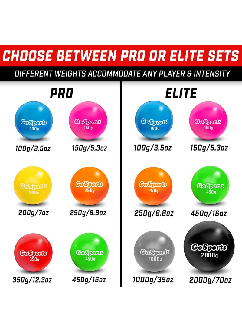 GoSports GoSports Plyometric Weighted Balls for Baseball  Softball Training 6 Pack  Choose Pro or Elite Set  - Image 2