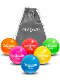 GoSports Plyometric Weighted Balls for Baseball  Softball Training 6 Pack  Choose Pro or Elite Set