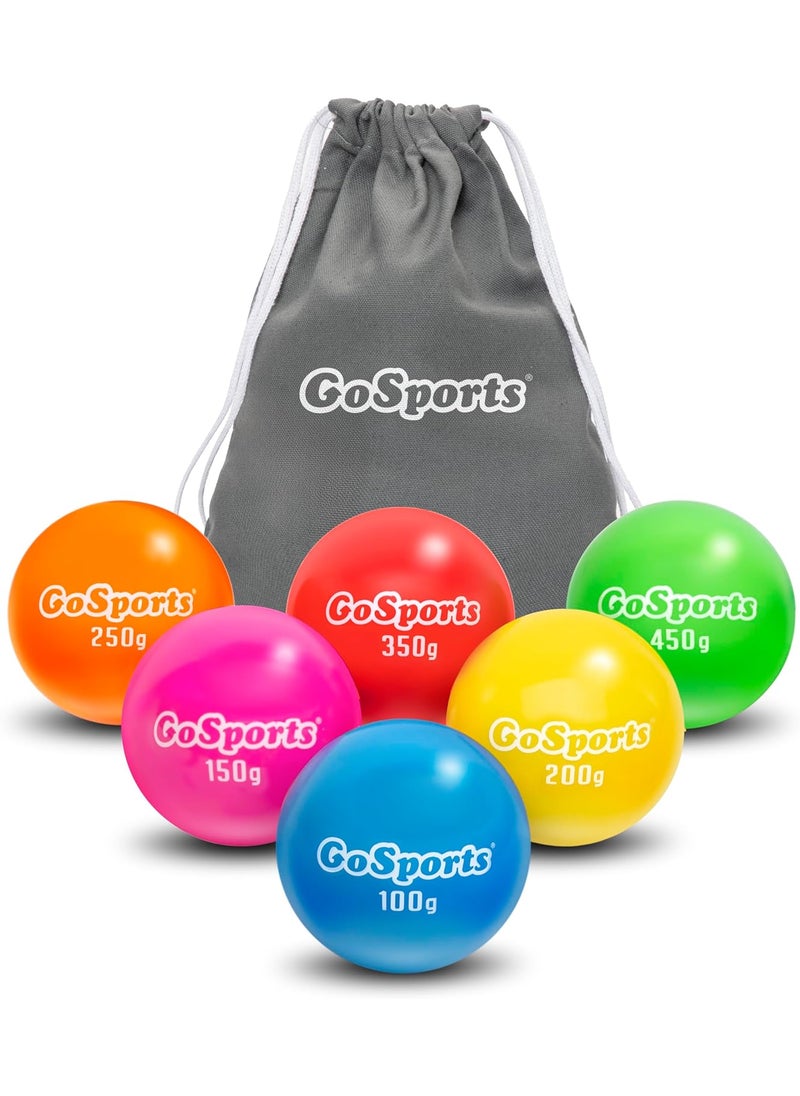 GoSports GoSports Plyometric Weighted Balls for Baseball  Softball Training 6 Pack  Choose Pro or Elite Set  - Image 1