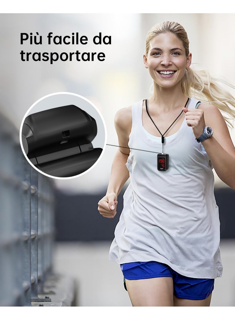 جهاز قياس الأكسجين ونبضات القلب بالإصبع - صغير وعملي لمتابعة صحتك اليومية بسهولة - Image 3