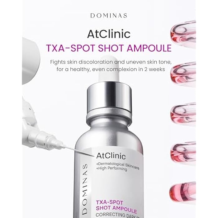 DOMINAS AtClinic DOMINAS Tranexamic Acid Pink Serum (1fl oz) - Improve Skin Tone and Hyperpigmentation, Ampoule for All Skin Types. Korean Skin Care. Niacinamide - Image 2