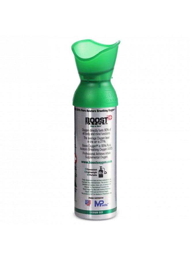 BOOST OXYGEN Boost Oxygen Medium Natural Aroma 5 Liter Respiratory Support Canister for Aerobic Recovery, Altitude, Performance and Health (4 Pack)  - Image 5